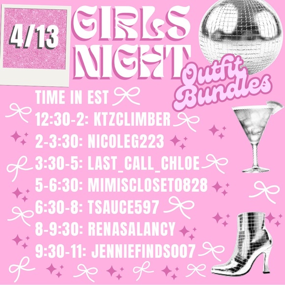 4/13 Girls Night 🎉 Outfit Bundles 💕✨ - Picture 2 of 3